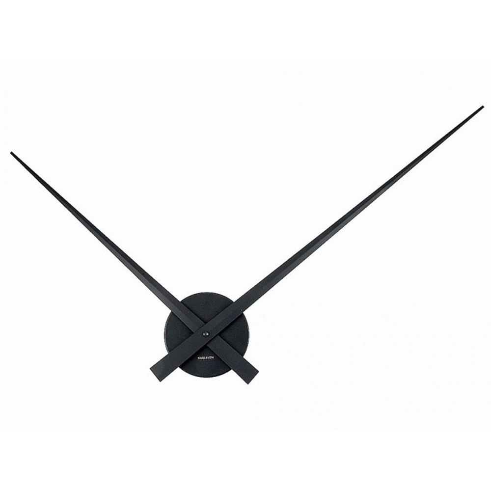 Orologio solo lancette nero Gigante - NikelShop Oggettistica Design e  Complementi di Arredo